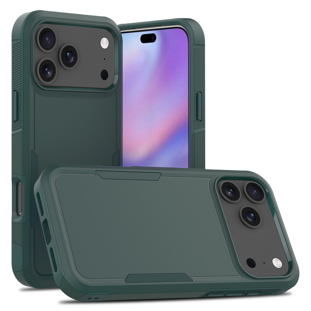 Hf29509f2b730487c8f1552db92d9f4fct.jpg Green Armor Shockproof Phone Case for iPhone 17 Pro Max High Quality Mobile Phone Case for iPhone 17 Air 17 Pro 16 15 All Phones - Image 1