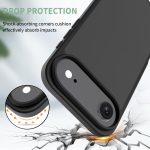 For Iphone 17 Series Mobile Phone Case Silver Shield Matte Texture Frosted Skin Feeling Phone Case for 17 Air - Image 5